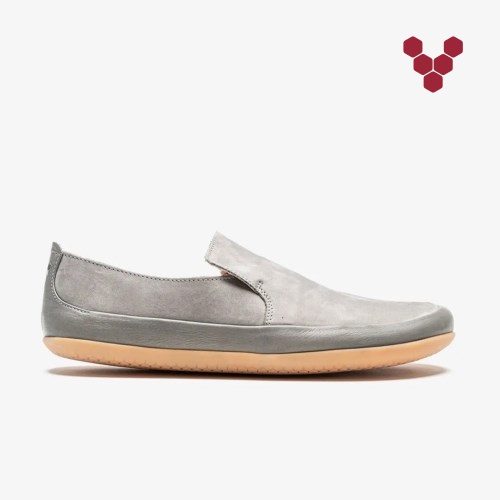 Vivobarefoot Opanka Grå Slip On Sko Dame [0-SXVE]